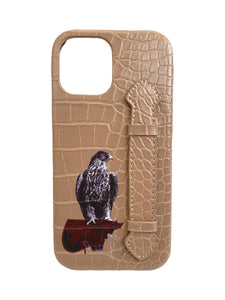 Embossed croco leather “iPhone 11/12 case”